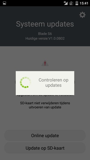 Wacht tot de zoekopdracht beëindigd is