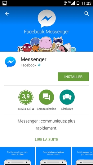 Sélectionnez INSTALLER