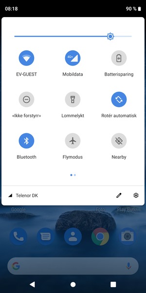 Slå av Wi-Fi og Bluetooth