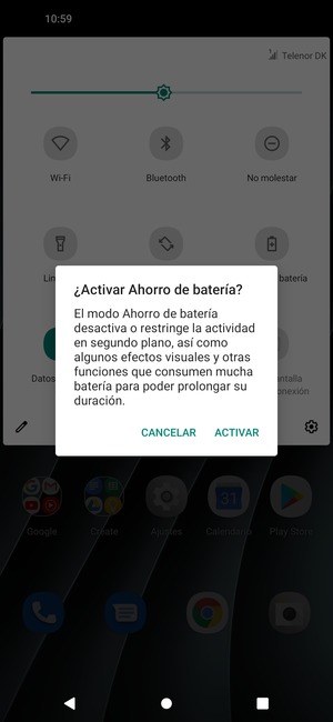 Seleccione ACTIVAR