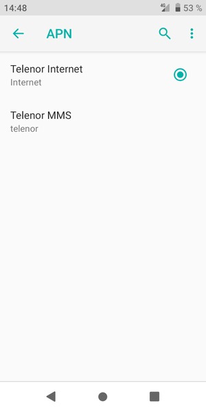Sélectionnez le bouton du Menu