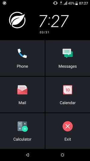 To turn off Extreme power saving mode, select Exit