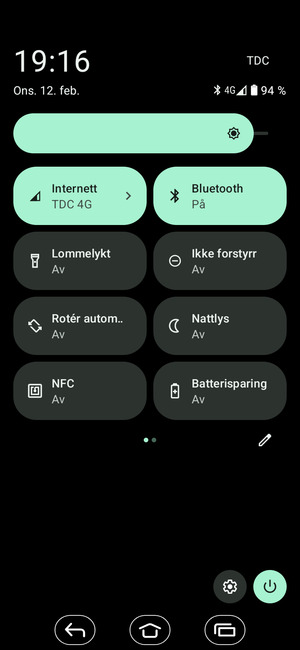 Slå av Bluetooth