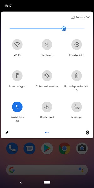Slå Batterisparefunktion til