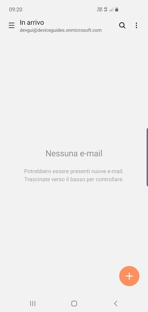 Il tuo account è pronto per l'uso