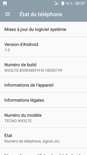 Sélectionnez Mises à jour du logiciel système