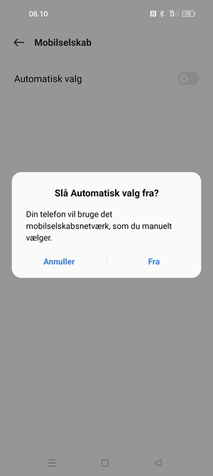 Vælg Fra