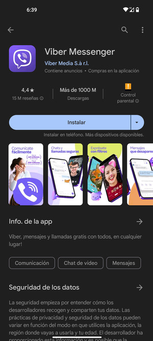 Seleccione Instalar