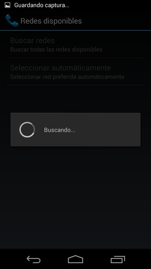 Espere a que la búsqueda termine