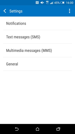 Select Text messages (SMS)