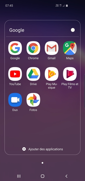 Sélectionnez Gmail