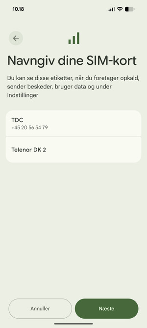 Vælg Næste