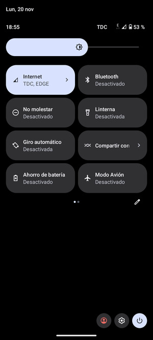 Seleccione Ahorro de batería