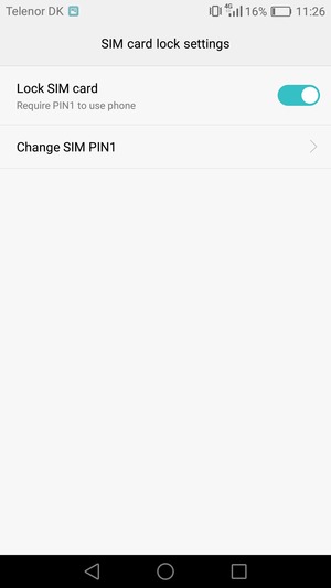 Select Change SIM PIN