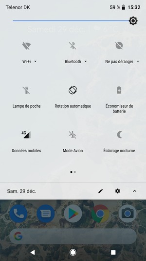 Régler la luminosité au niveau souhaité