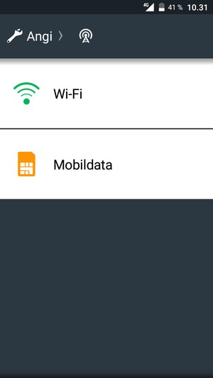 Velg Wi-Fi