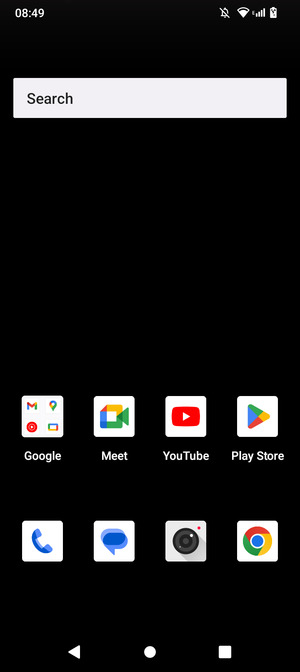 Swipe up