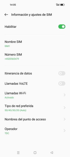 Seleccione Nombres del punto de acceso