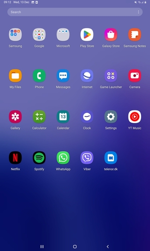 Select Settings