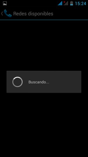 Espere a que la búsqueda termine
