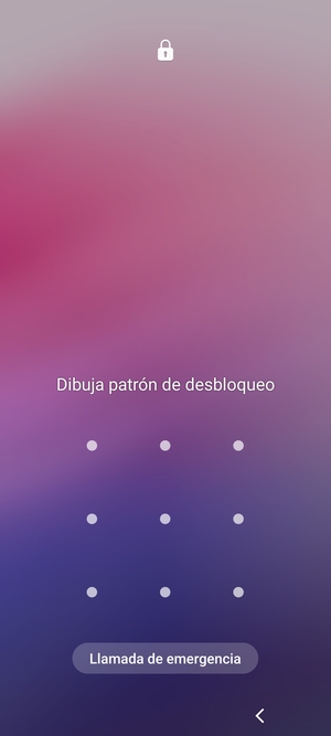 El teléfono ha sido asegurado con un bloqueo de pantalla