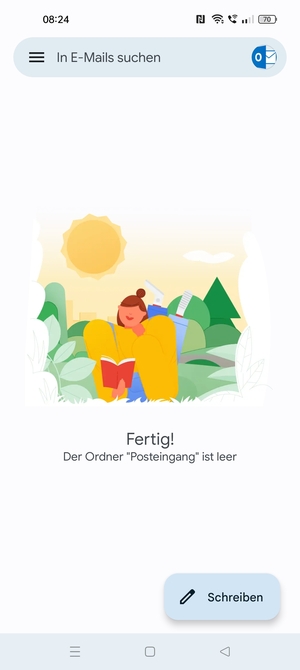 Ihr Hotmail Konto ist einsatzbereit
