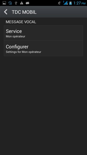 Sélectionnez Configurer