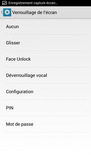 Sélectionnez Configuration