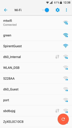 You are now connected to the Wi-Fi network