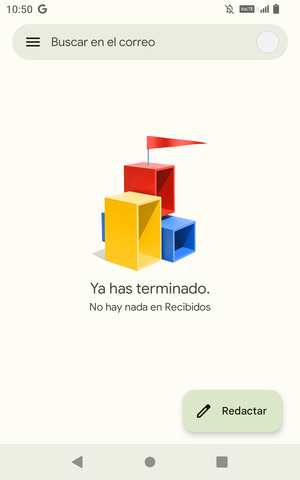 Su Gmail está listo para usar
