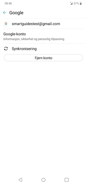Velg Synkronisering