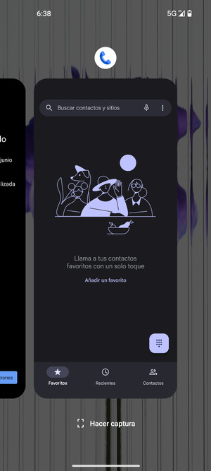 Deslice las aplicaciones hacia arriba para cerrarlas