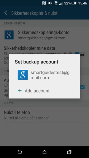 Vælg din konto