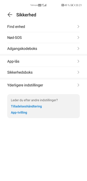 Vælg Yderligere indstillinger