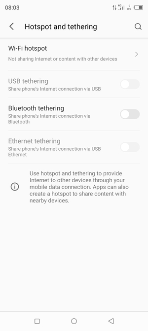 Select Wi-Fi hotspot
