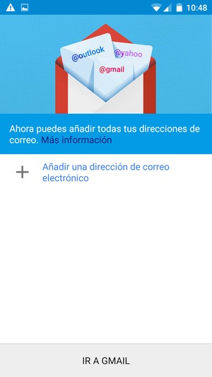 Seleccione Añadir una dirección de correo electrónico