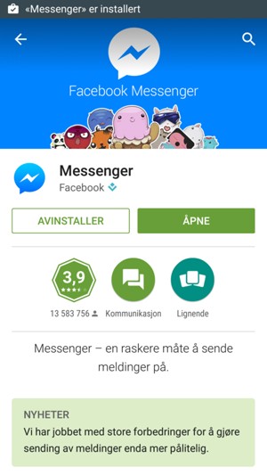 Velg ÅPNE