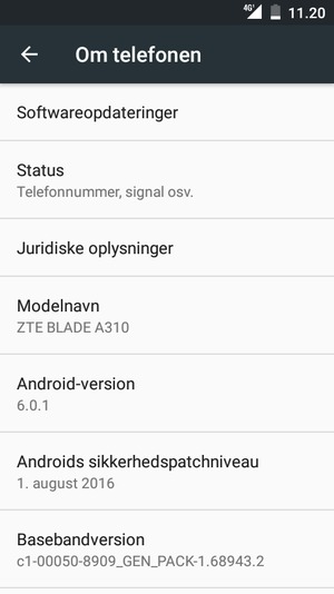 Vælg Softwareopdateringer