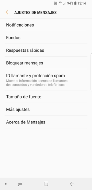 Seleccione Más ajustes