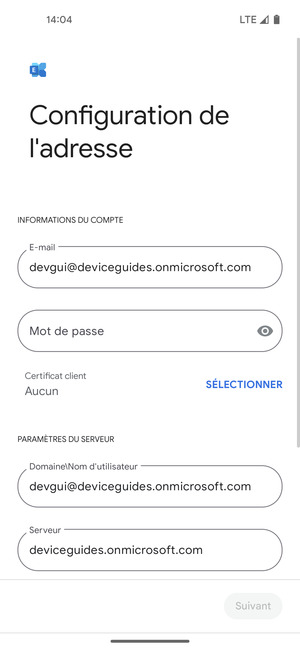 Saisissez votre mot de passe