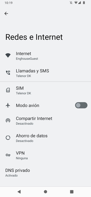 Seleccione SIM