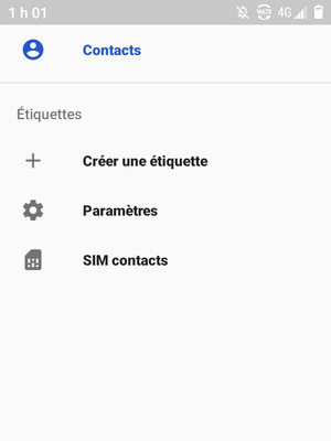 Sélectionnez Paramètres