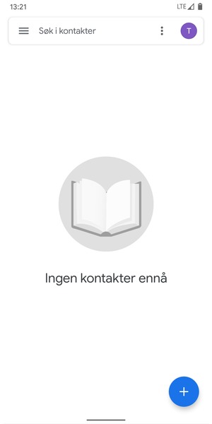 Velg menyknappen