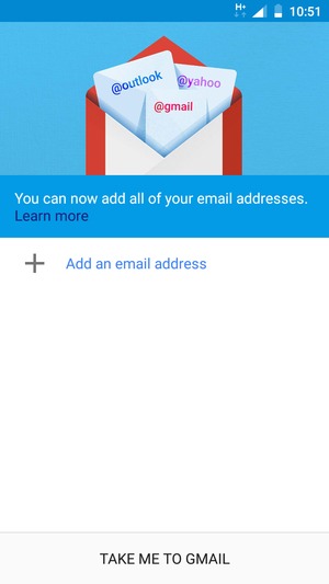 Select Add an email address