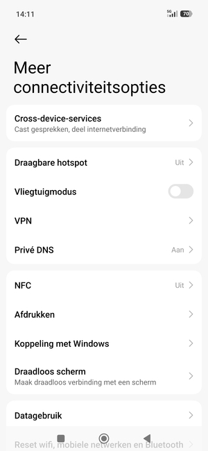 Selecteer Draagbare hotspot