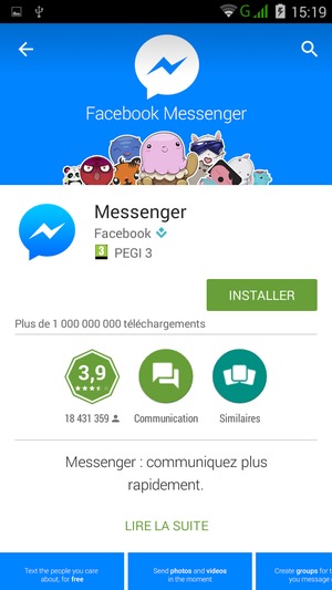 Sélectionnez INSTALLER