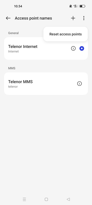 Select Reset access points