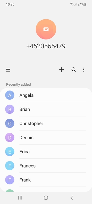 Select the Menu button