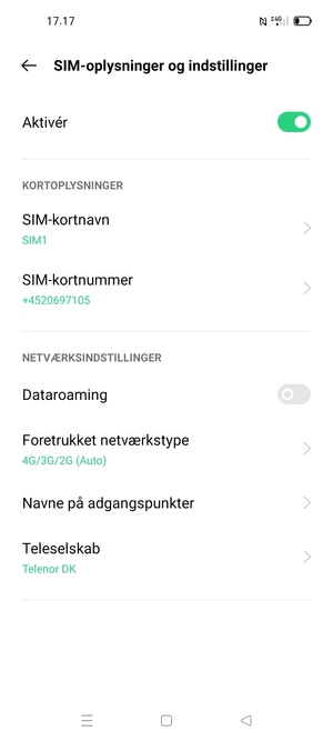 Vælg Navne på adgangspunkter