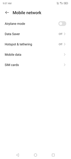 Select Hotspot & tethering